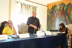 Nettuno Photofestival 2013: momento della proclamazione, Roberto Mutti, Luigi Erba e Lisa Bernardini